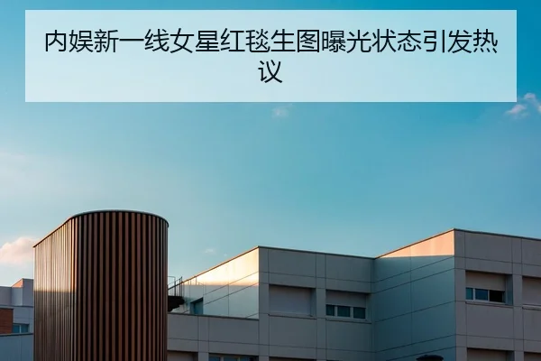 内娱新一线女星红毯生图曝光状态引发热议
